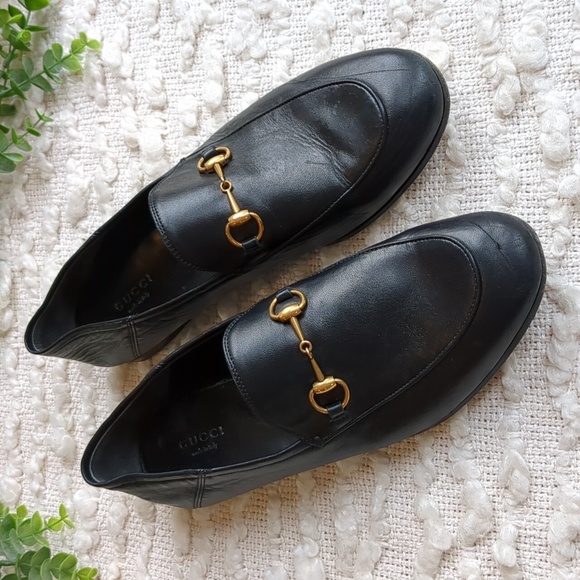 Gucci Brixton Black Convertible Horsebit Loafer Mule Leather 38.5 EU - Picture 1 of 17
